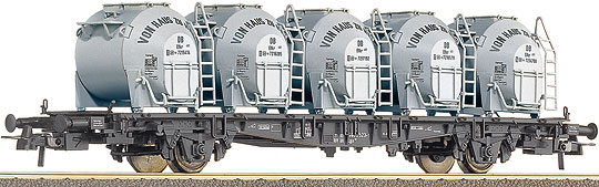 Container transport car<br /><a href='images/pictures/Roco/46538.jpg' target='_blank'>Full size image</a>